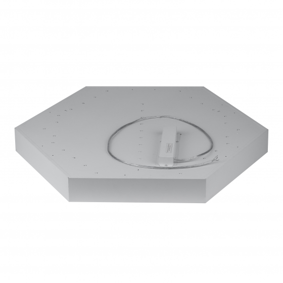 Светильник светодиодный Geometria ЭРА Hexagon SPO-122-W-40K-066 66Вт 4000К 4800Лм IP40 800*800*80 белый подвесной