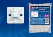 Самоклеющиеся площадки Uniel UCM-S20 White 100 POLYBAG - купить в Новосибирске