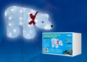 Фигура светодиодная «Белый медведь» ULD-M3423-040/STA WHITE IP20 WHITE BEAR с гарантией 