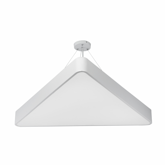 Светильник светодиодный Geometria ЭРА Delta SPO-152-W-40K-048 48Вт 4000К 3500Лм IP40 800*800*80 белый подвесной