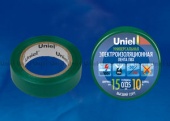 Изолента uniel UIT-135P 10/15/01 GRN - купить в Новосибирске