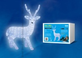 Фигура светодиодная «Олень-1» ULD-M6393-200/STA WHITE IP20 DEER-1 с гарантией 