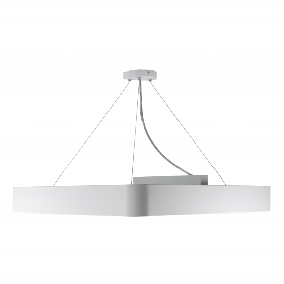 Светильник светодиодный Geometria ЭРА Delta SPO-151-W-40K-030 30Вт 4000К 2900Лм IP40 600*600*80 белый подвесной