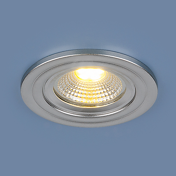 Точечный светодиодный светильник 9902 LED 3W COB SL серебро