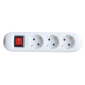 Колодка 3GS-SMART 3-Х МЕСТНАЯ C ВЫКЛ 16А С З/К 5430 - купить в Новосибирске