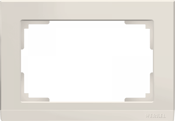 Рамка для двойной розетки Werkel WL04-Frame-01-DBL-ivory Stark (слоновая кость) - купить в Новосибирске