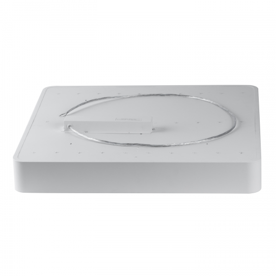 Светильник светодиодный Geometria ЭРА Quadro SPO-163-W-40K-050 50Вт 4000К 3700Лм IP40 600*600*80 белый подвесной
