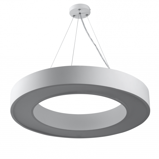 Светильник светодиодный Geometria ЭРА Ring SPO-134-W-40K-056 56Вт 4000К 4200Лм IP40 800*800*80 белый подвесной
