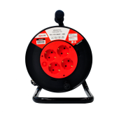 Удлинитель силовой на катушке RG4-1020-SMART С Т/З 4-Х МЕСТН С З/К 10А 20М 8802 - купить в Новосибирске