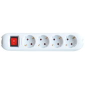 Колодка 4GS-SMART 4-Х МЕСТНАЯ C ВЫКЛ 16А С З/К 5440 - купить в Новосибирске