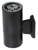 Светильник светодиодный фасадный PWL-245110/24D 2x9w  6500K  BL 230V/50Hz   Jazzway