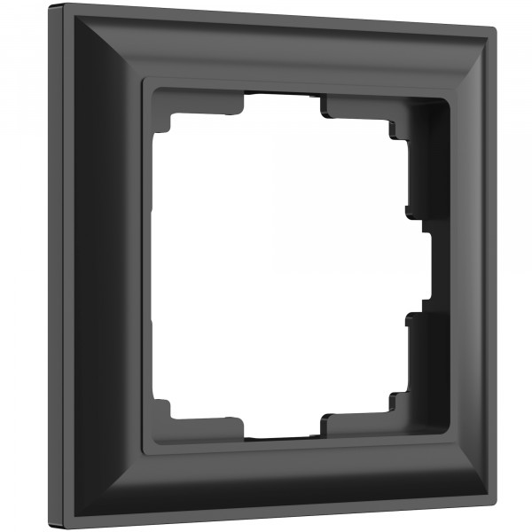 Рамка на 1 пост Werkel W0012208 Fiore (черный матовый) - купить в Новосибирске