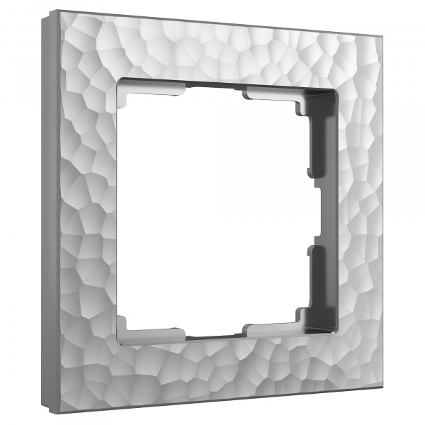Рамка на 1 пост Werkel W0012406 Hammer (серебряный) - купить в Новосибирске