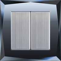 Рамка на 5 постов Werkel WL08-Frame-05 Diamant Черный - купить в Новосибирске